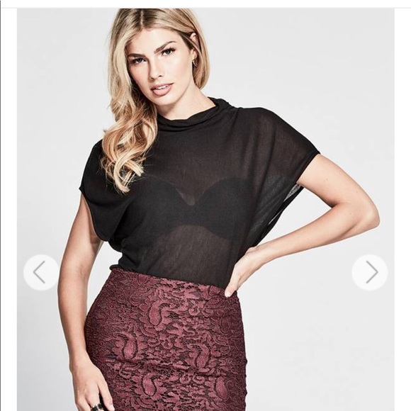 Marciano Alexandra Sheer Top - Picture 1 of 9